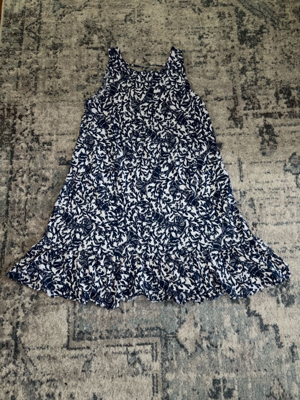 Lilly Pulitzer Navy and White Kristen Dress - Picture 2 of 5